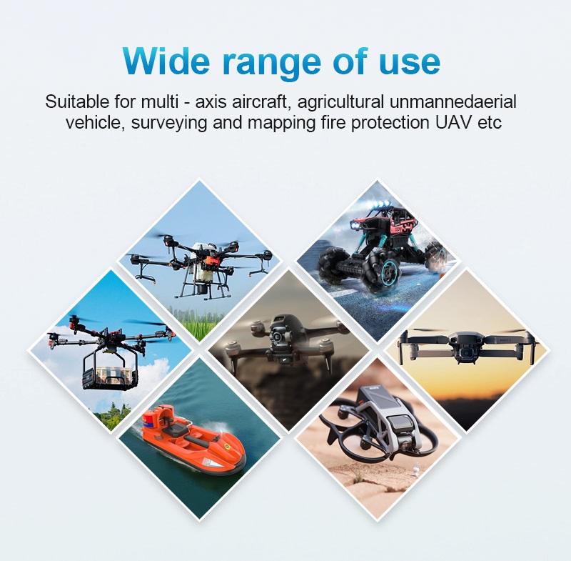 Come leggere la tabella delle specifiche della batteria di un drone?